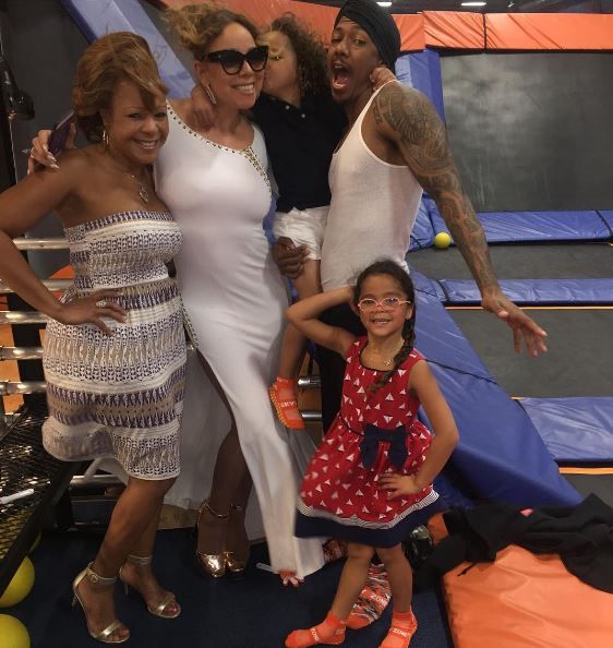 Mimi answers with kicks