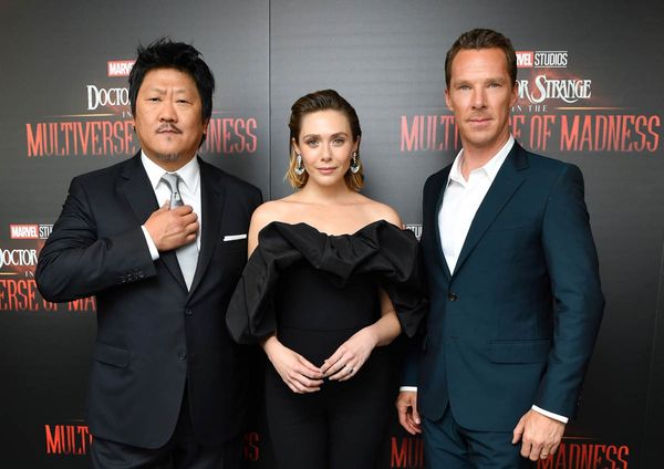 Benedict Cumberbatch and Elizabeth Olsen Doctor Strange in the Multiverse of Madness