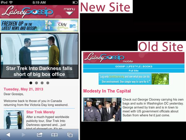 iOS7, no app, and why old Mobile?