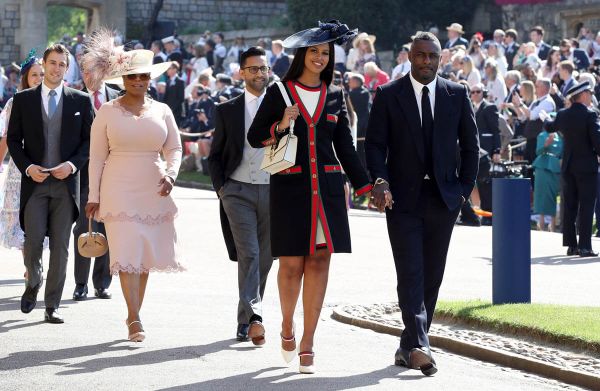 Oprah and Idris at the Royal Wedding