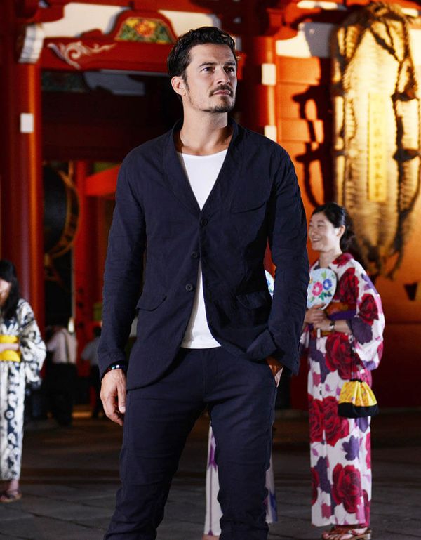 Orly poses hard in Tokyo