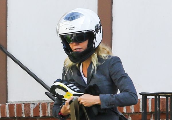 Gwyneth and her scooter
