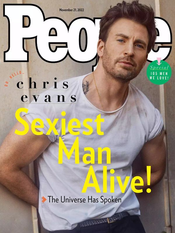 The Sexiest Man Alive: Chris Evans (finally) said yes