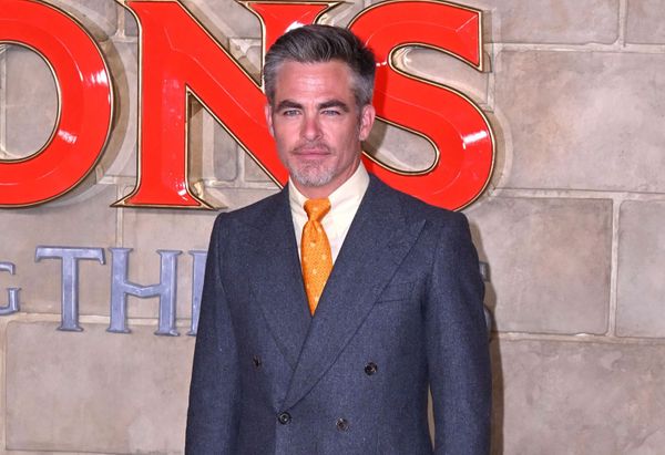 Chris and Crusty Hugh at the premiere