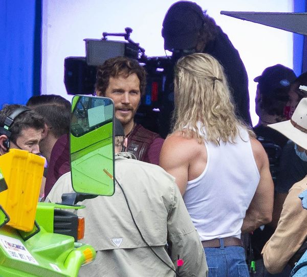Asgardians of the Galaxy on set