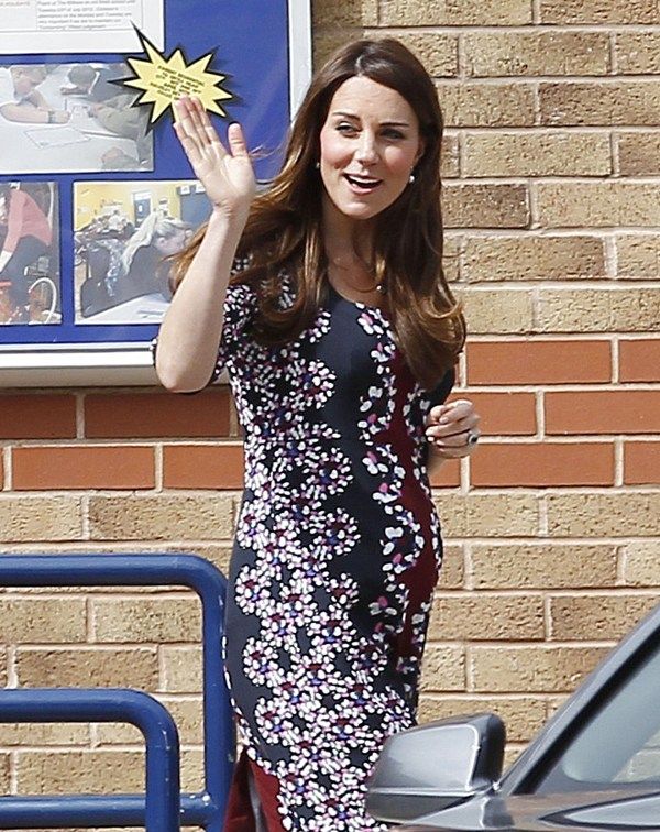 Katy Cambridge's pregnancy print