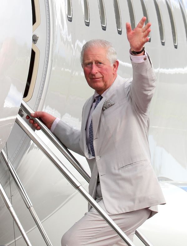 Prince Charles’s private jet to Davos