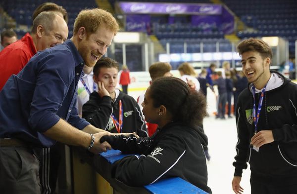 Hot Harry by the ice