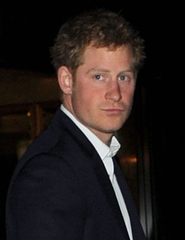 Prince Harry’s pursed lips