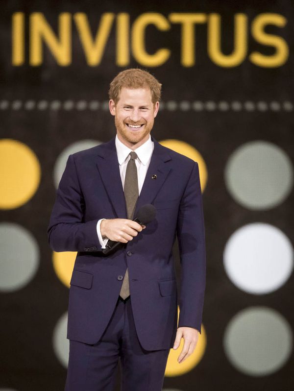 Harry at Meghan’s work and Meghan at Harry’s work