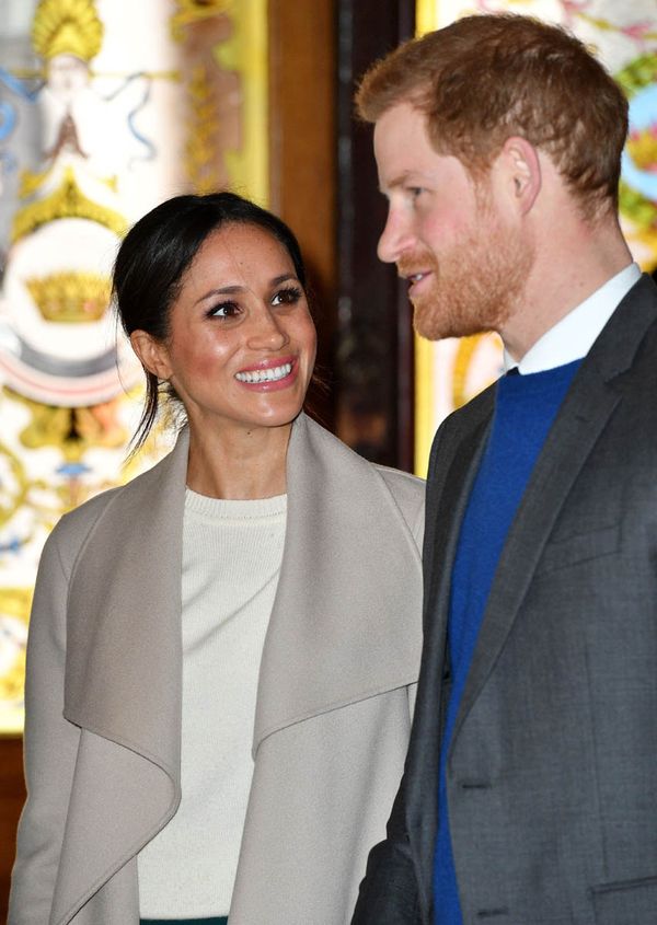 Harry & Meghan at the saloon
