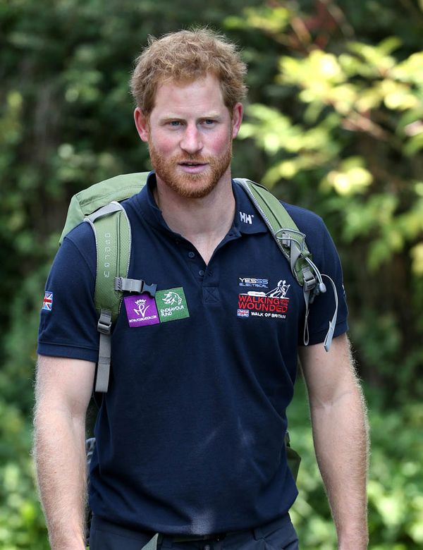 Hot Harry and his backpack