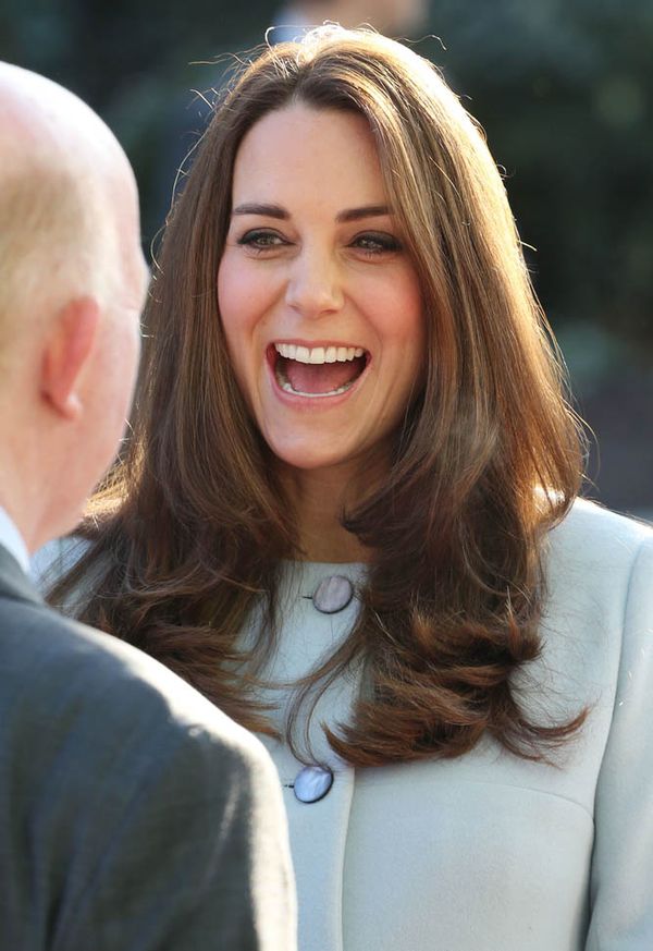 Kate loads up on work