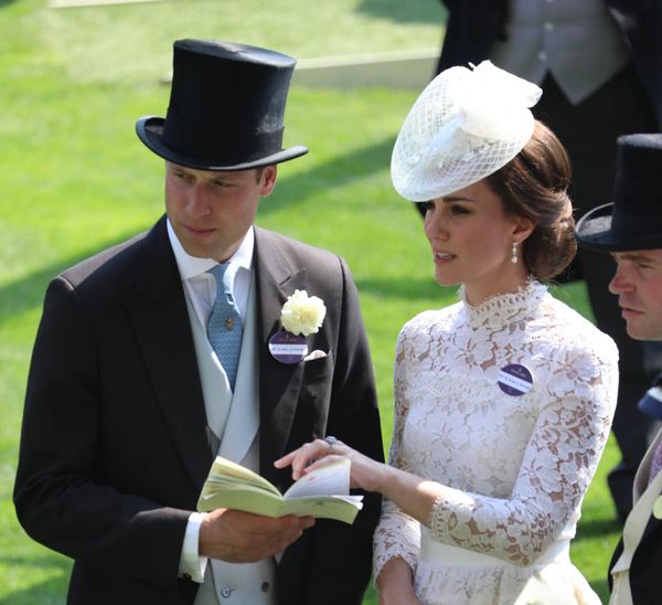 A royal hairnet at Royal Ascot
