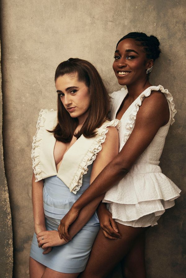 Ayo Edebiri and Rachel Sennott in Bottoms