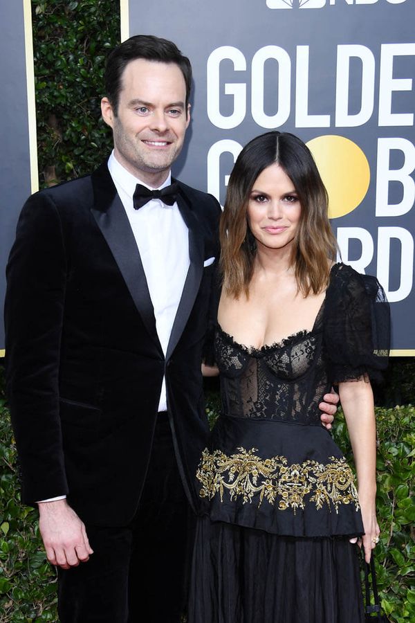 Bill Hader & Rachel Bilson’s Globes Debut