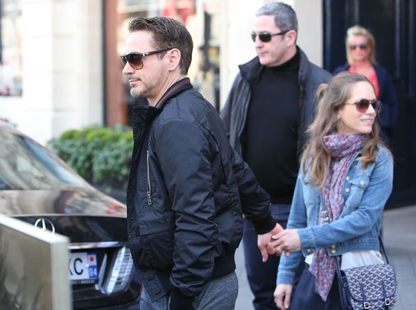 RDJ & his Real Wife in Paris