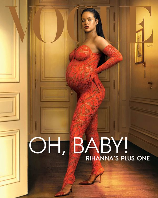 Rihanna. Baby. Vogue.