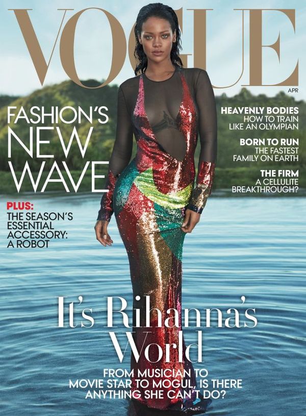 Rihanna’s fourth VOGUE