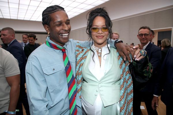 Rihanna turned up on time for Dior