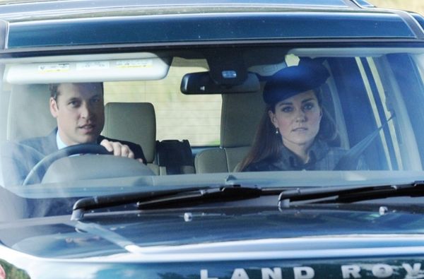 A monarch and two heirs go to church