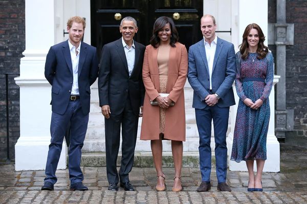 The Obamas and the young royals