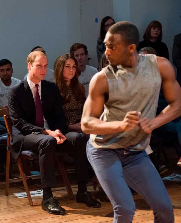 The Cambridges get twerked in the face