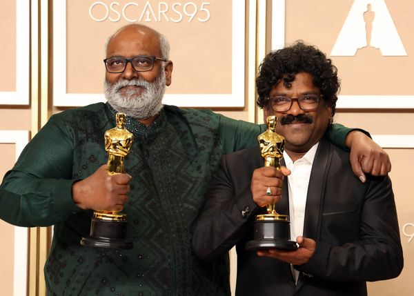 Team RRR at the Oscars