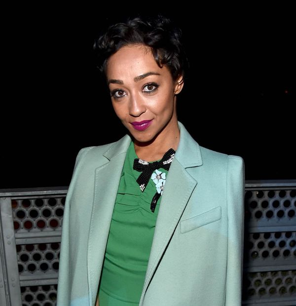 Ruth Negga in green pre-Oscar