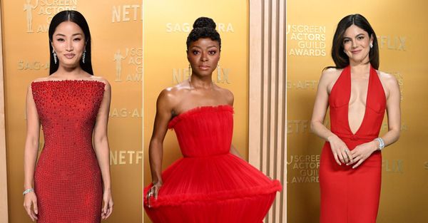 Red Dresses and Andrew Garfield