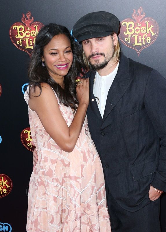 Zoe Saldana’s twins Cy and Bowie