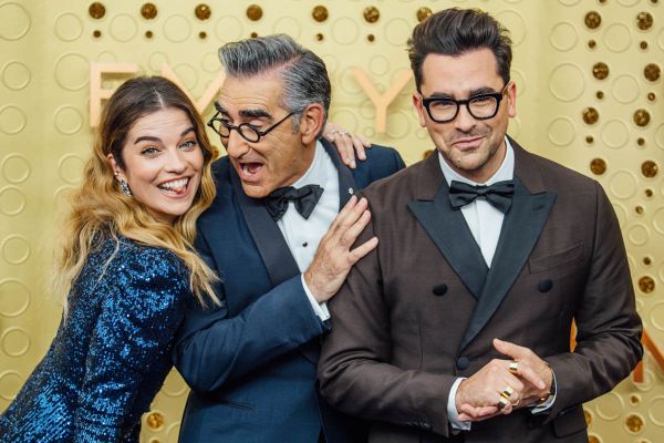 Schitt’s Creek on the Emmys Carpet