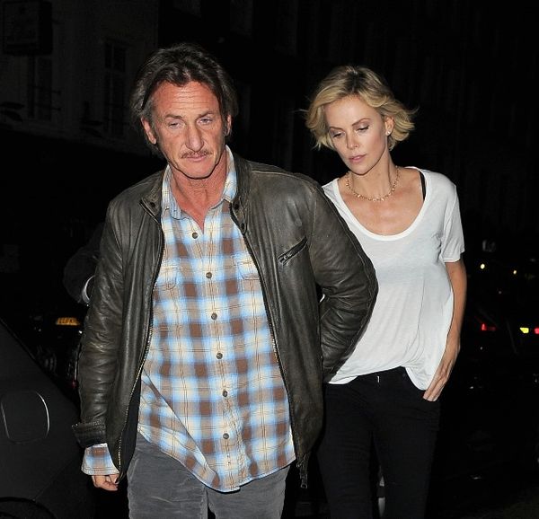 Sean Penn tags along