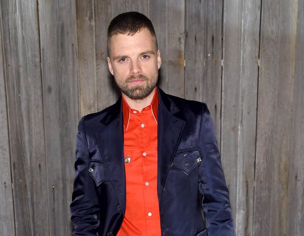 Sebastian Stan at Fashion Week