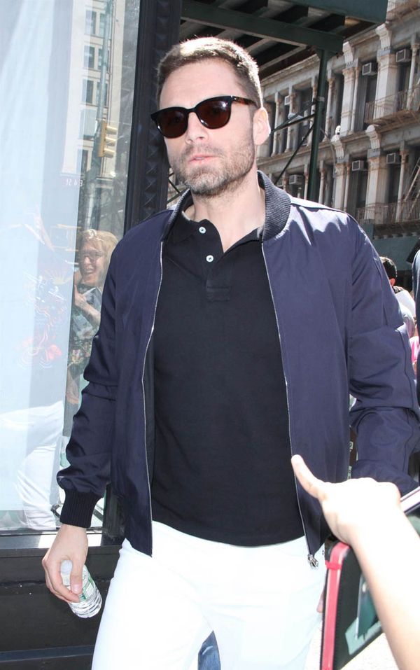 Sebastian Stan’s white jeans and the game of KYC