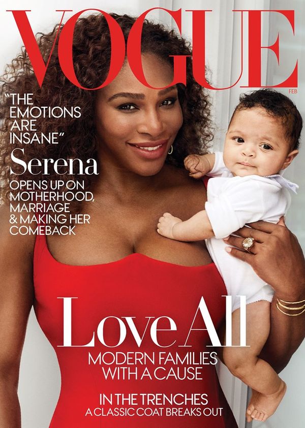 Serena and Olympia cover VOGUE