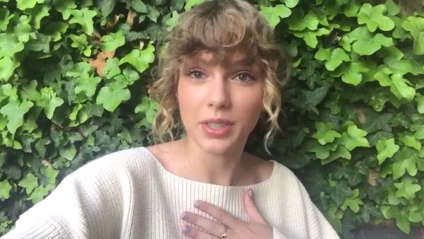 Taylor Swift sends a message