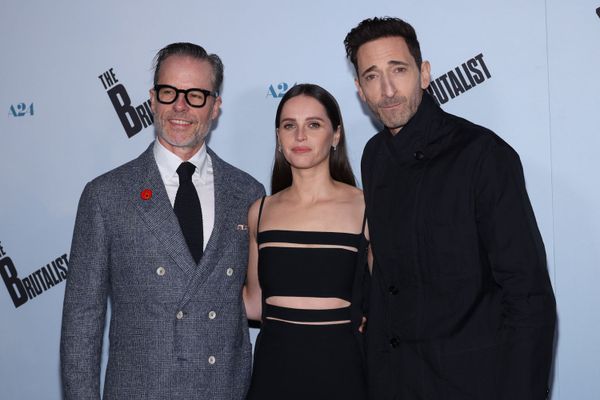 Adrien Brody in The Brutalist