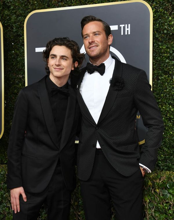 Elio and Oliver at the Golden Globes