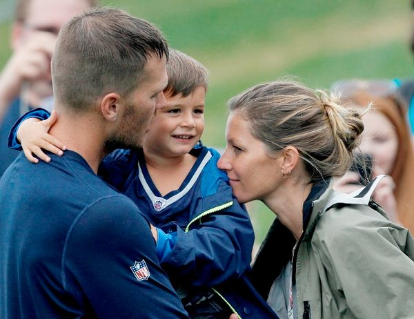 Brady Family portraits at training camp