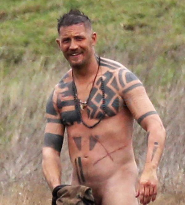 Tom Hardy is naked