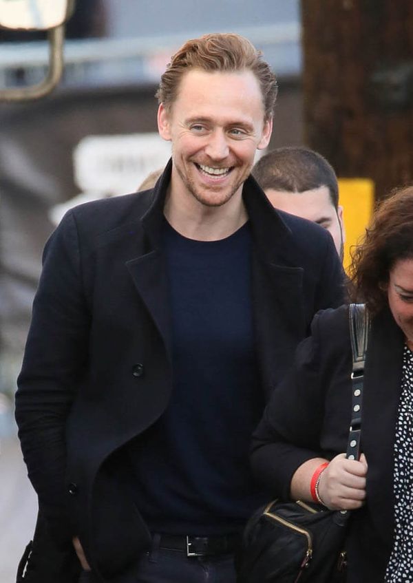 Tom Hiddleston in a gorilla suit
