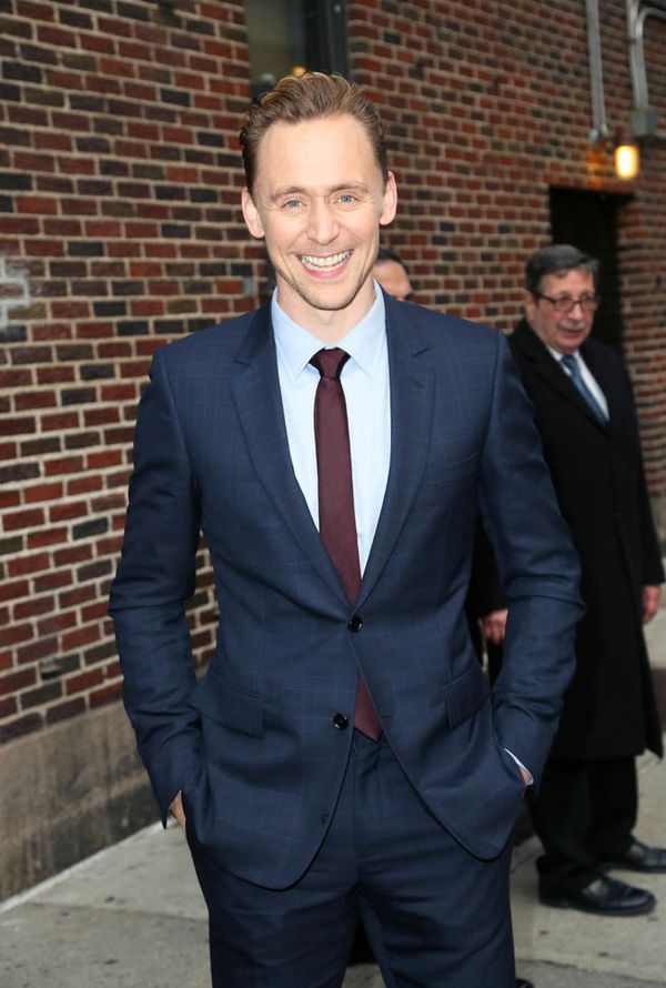 Tom Hiddleston making the rounds