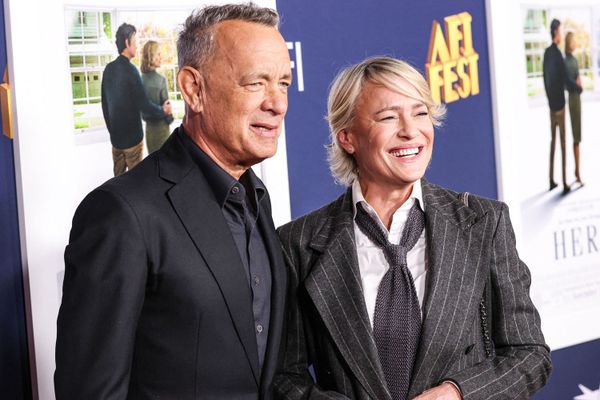 Tom Hanks and Robin Wright in Here