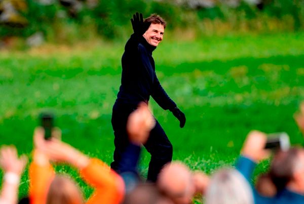 Tom Cruise Rides the Train…