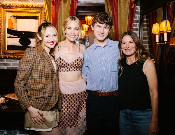 Leslie and Sam are outside