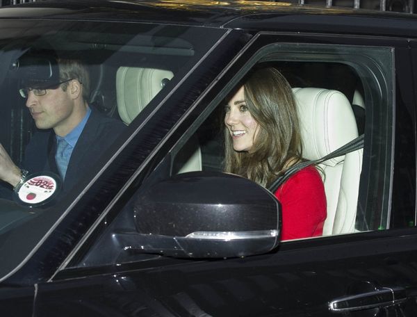 Prince William and “Babykins” at Christmas lunch