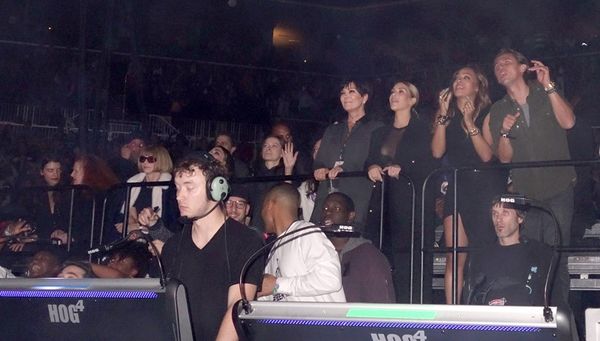 Photo Assumption: Anna Wintour watching Kanye West