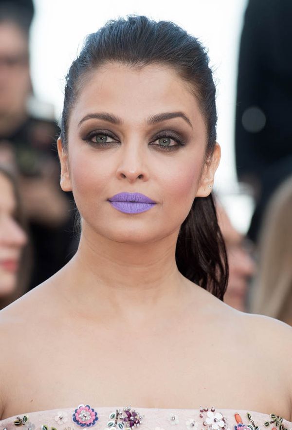 Carpets & Candids: Aishwarya's purple lips
