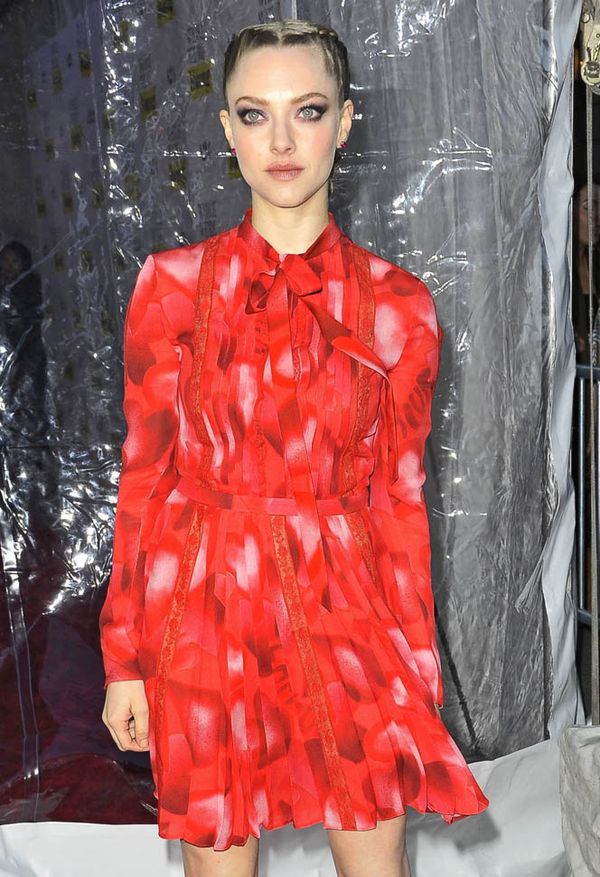 Carpets & Candids: Amanda’s braid and red dress